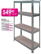 Geelong 4 Tier Shelf Unit-350kg
