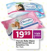 Cherubs Baby Wipes Refill Classic-80's