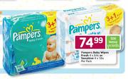 Pampers Baby Wipes Sensitive-4x56's
