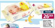 Johnson's Baby Wipes Assorted-80's + Johnson's Baby Wipes-20's