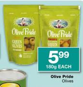Olive Pride Olives- 180gm Each