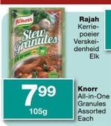 Knorr All-In-One Granules-105gm Each