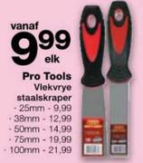 Pro Tools Vlekvrye Staalskraper-25mm each