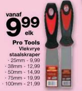Pro Tools Vlekvrye Staalskraper-100mm Each