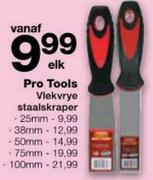 Pro Tools Vlekvrye Staalskraper-75mm Each
