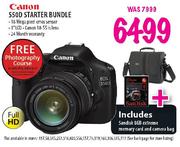 Canon 550D Starter Bundle 