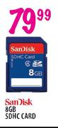 Sandisk 8GB SDHC Card