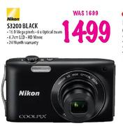 Nikon S3200 Black