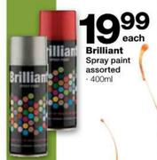 Brilliant Spray Paint-400ml Each