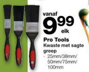 Pro Tools Kwaste Met Sagte Greep-25mm/38mm/50mm/75mm/100mm Elk
