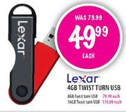 Lexar Twist Turn USB-16GB