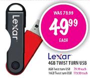 Lexar Twist Turn USB-8GB