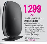 Surf Wireless Modem Router-N300