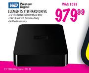 Western Digital Elements Hard Drive-500GB