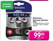 Verbatin Audio USB Flash Drive-8GB
