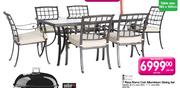 Terrace Leisure 7 Piece Roma Cast Alluminium Dining Set Per Set 