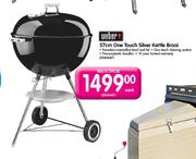 Weber 57cm One Touch Silver Kettle Braai  