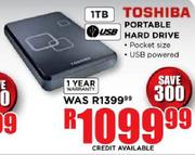 Toshiba Portable Hard Drive-1TB