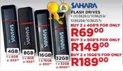Sahara Flash Drives-4GB Each