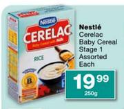 Nestle Cerelac Baby Cereal Stage 1-250gm