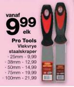 Pro Tools Vlekvrye Staalskraper-75mm Elk