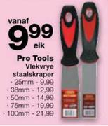Pro Tools Vlekvrye Staalskraper-100mm Elk