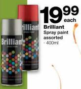 Brilliant Spray Paint Assorted-400ml Each
