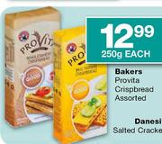 Bakers Provita Crispbread Assorted-250g Each