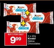 Kinder Delice Chocolates-3 x 42g 