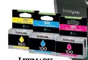 Lexmark 100XL Cyan,Magenta Or Yellow-Each