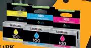 Lexmark 100 Cyan,Magenta Or Yellow-Each