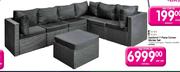 Terrace Leisure Santorini 7 Piece Corner Wicker Set