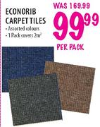 Econorib Carpet Tiles Per Pack