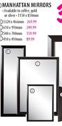 Manhattan Mirrors-500 x 700mm