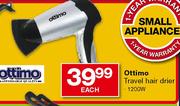 Ottimo Travel Hair Drier-1200W