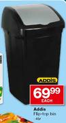 Addis Flip-Top Bin-46 Ltr each