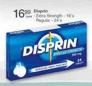 Disprin Extra Strength-16's/Regular-24's-Per Pack