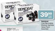 Rehidrat Oral Electrolyte Mixture Sachets Value Pack Assorted-6's Per Pack