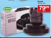 Royale Dinner Set-12 Piece Per Set