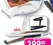 Philips Hair Dryer Plus Straightener Pack