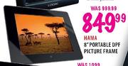 Hama 8" Portable Dpf Picture Frame 