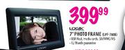Logik 7" Photo Frame (LPF-700B)
