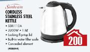 Sunbeam Cordless Stainless Steel Kettle - 1.8 Ltr