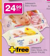 Johnson's Baby Wipes-80's
