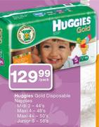 Huggies Gold Disposable Nappies Maxi 4-48's Per Pack