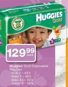 Huggies Gold Disposable Nappies Maxi 4+-50's Per Pack