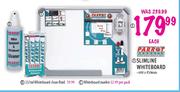 Parrot Slimline Whiteboard-600 x 450mm each