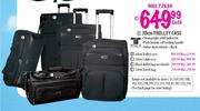 Tosca Black Duffel Bag on Wheels-each