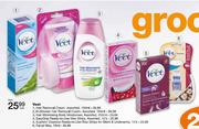 Veet Easy Grip Ready To Use Wax Strips Assorted-12's