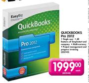 Quickbooks Pro 2012-Each